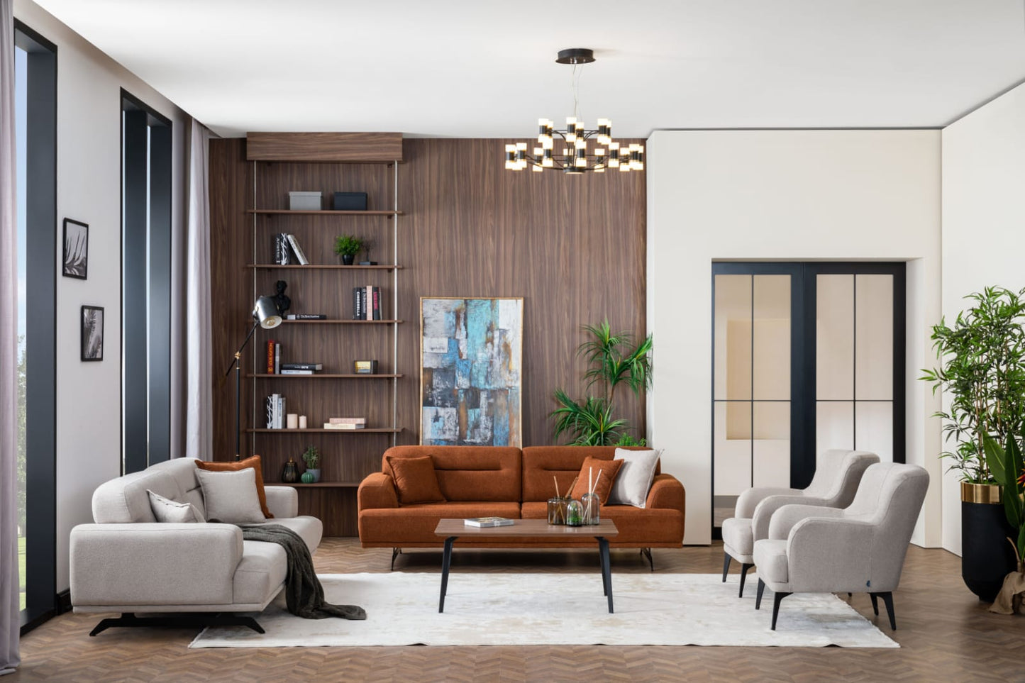 AQUA 3 SEATER SOFA Set
