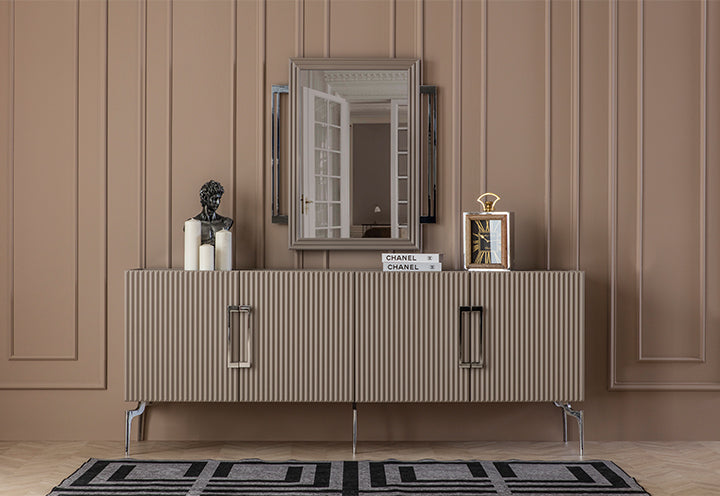 ZIRKON - Buffet Cabinet with Mirror