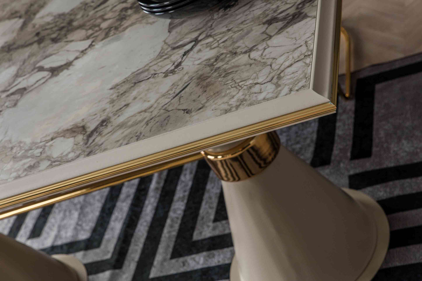 EMIRGAN - ( 6 Chairs + Table + Buffet Cabinet + Mirror)