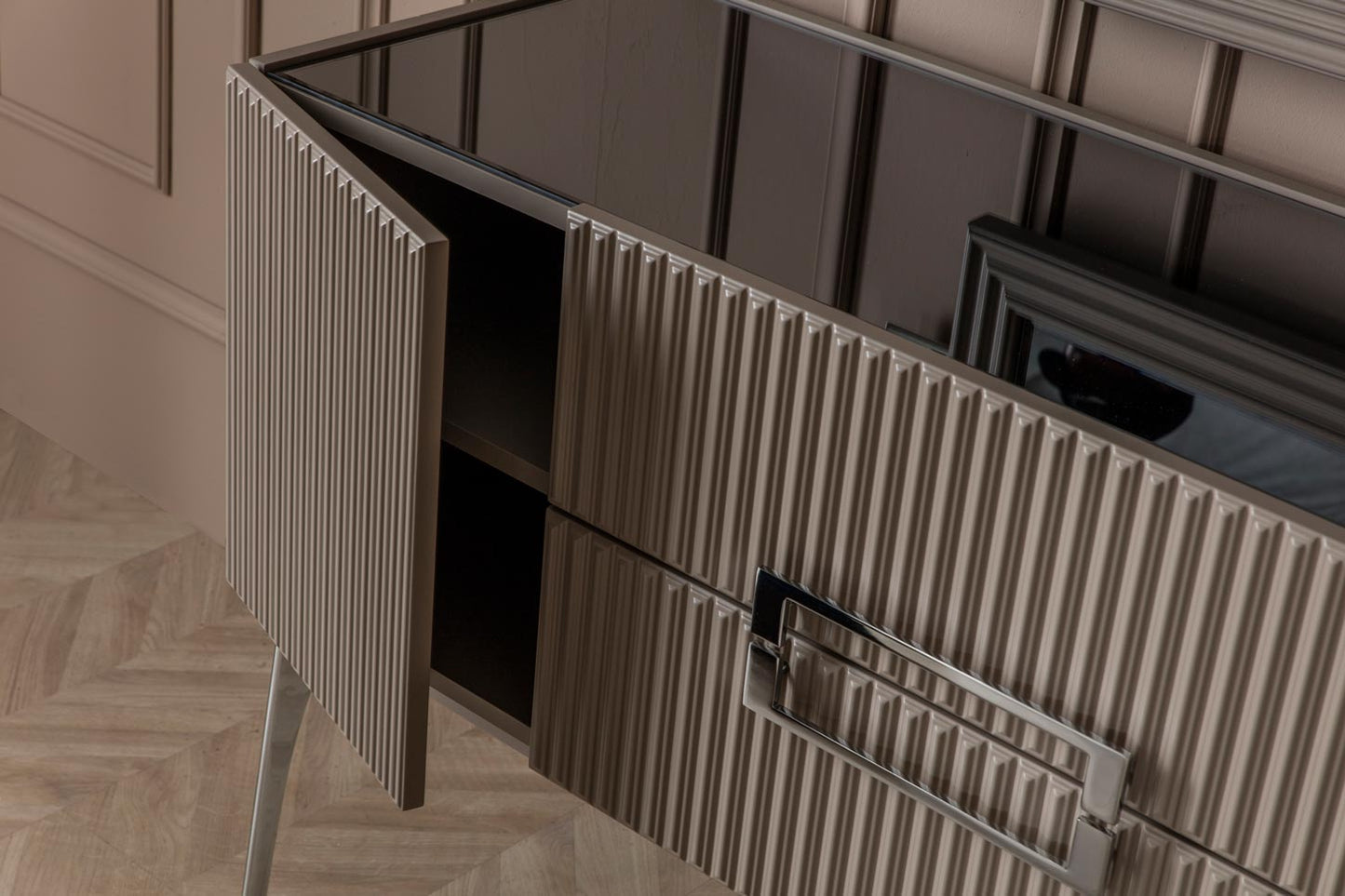 ZIRKON - Buffet Cabinet with Mirror