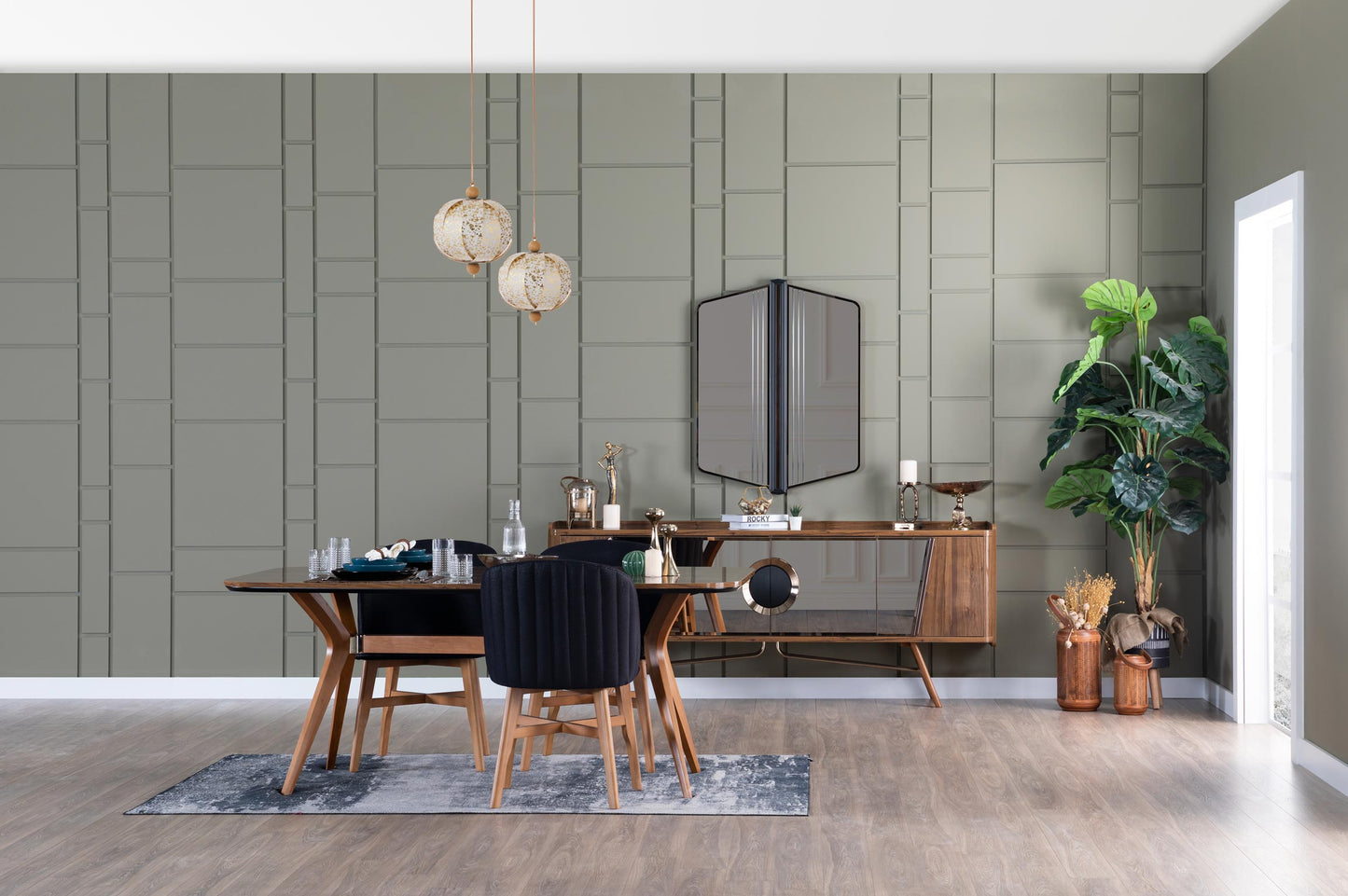 MALTA - Dining Set ( 6 Chairs +Table )