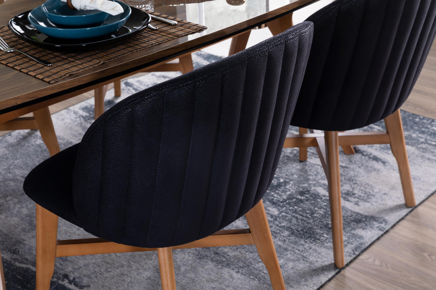 MALTA - Dining Set ( 6 Chairs +Table )