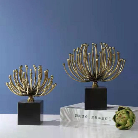 Black Marble Golden Tree Set