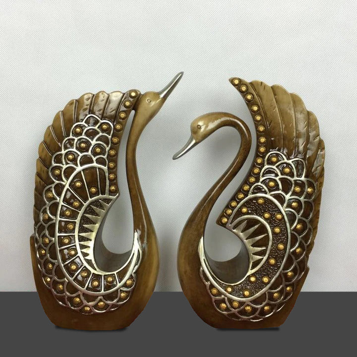 Creative Couple Swan Ornaments
