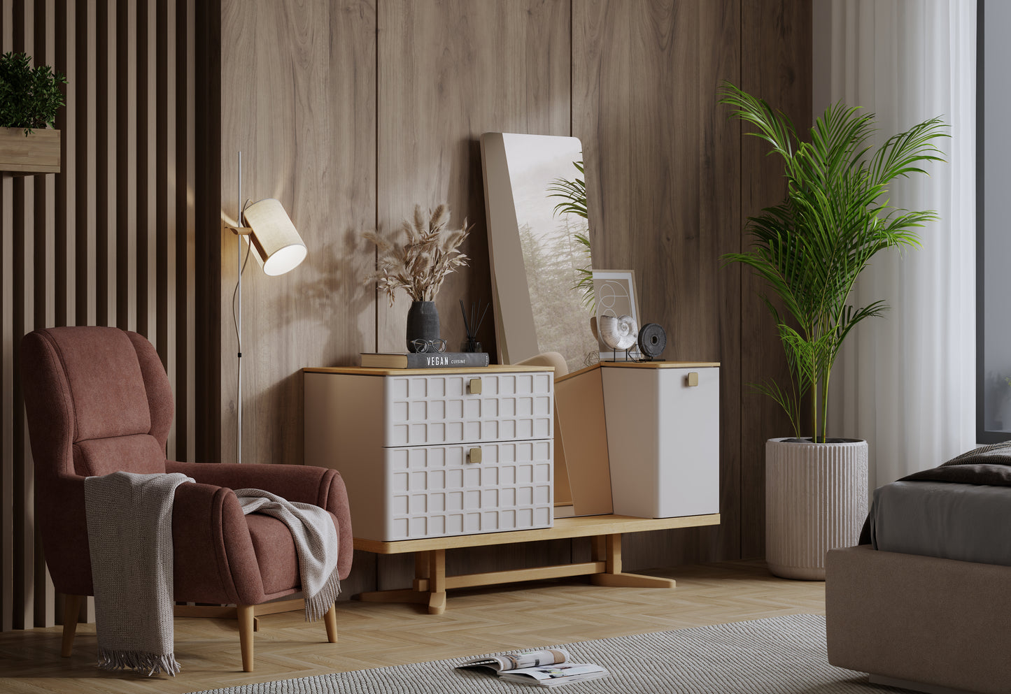 Cunda Dresser with Mirror