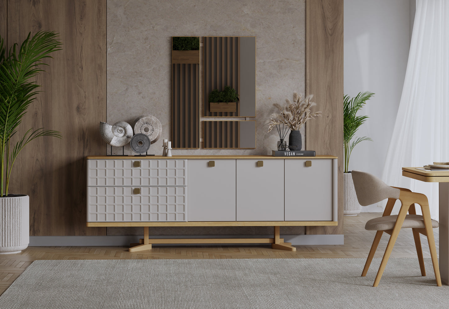 Cunda Dresser with Mirror