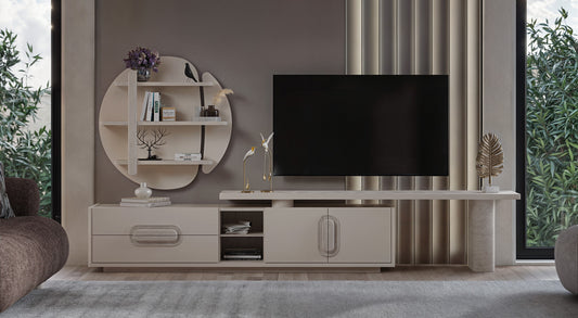 Traverta tv unit