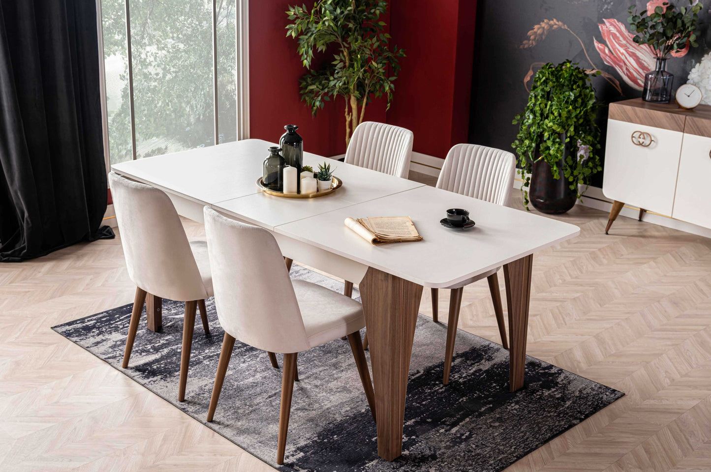GALATA - Dining Set ( 6 Chairs +Table )