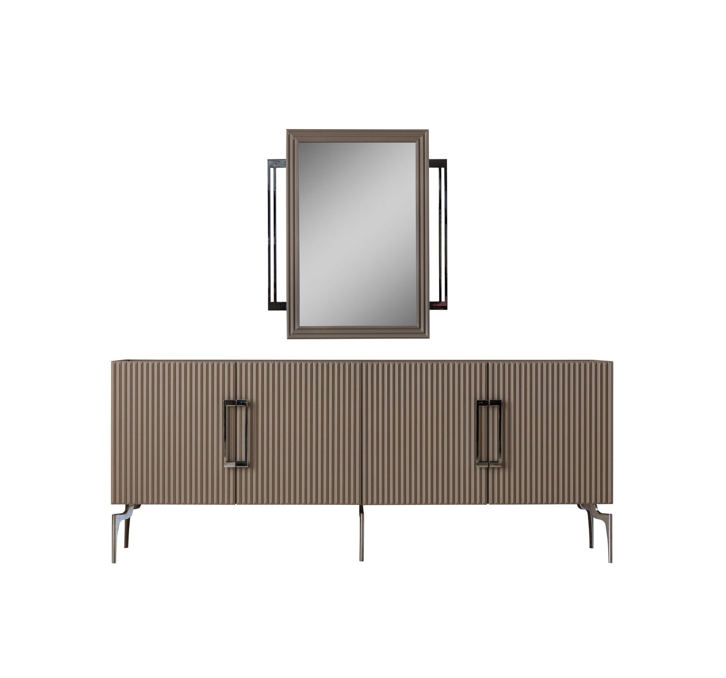 ZIRKON - Buffet Cabinet with Mirror
